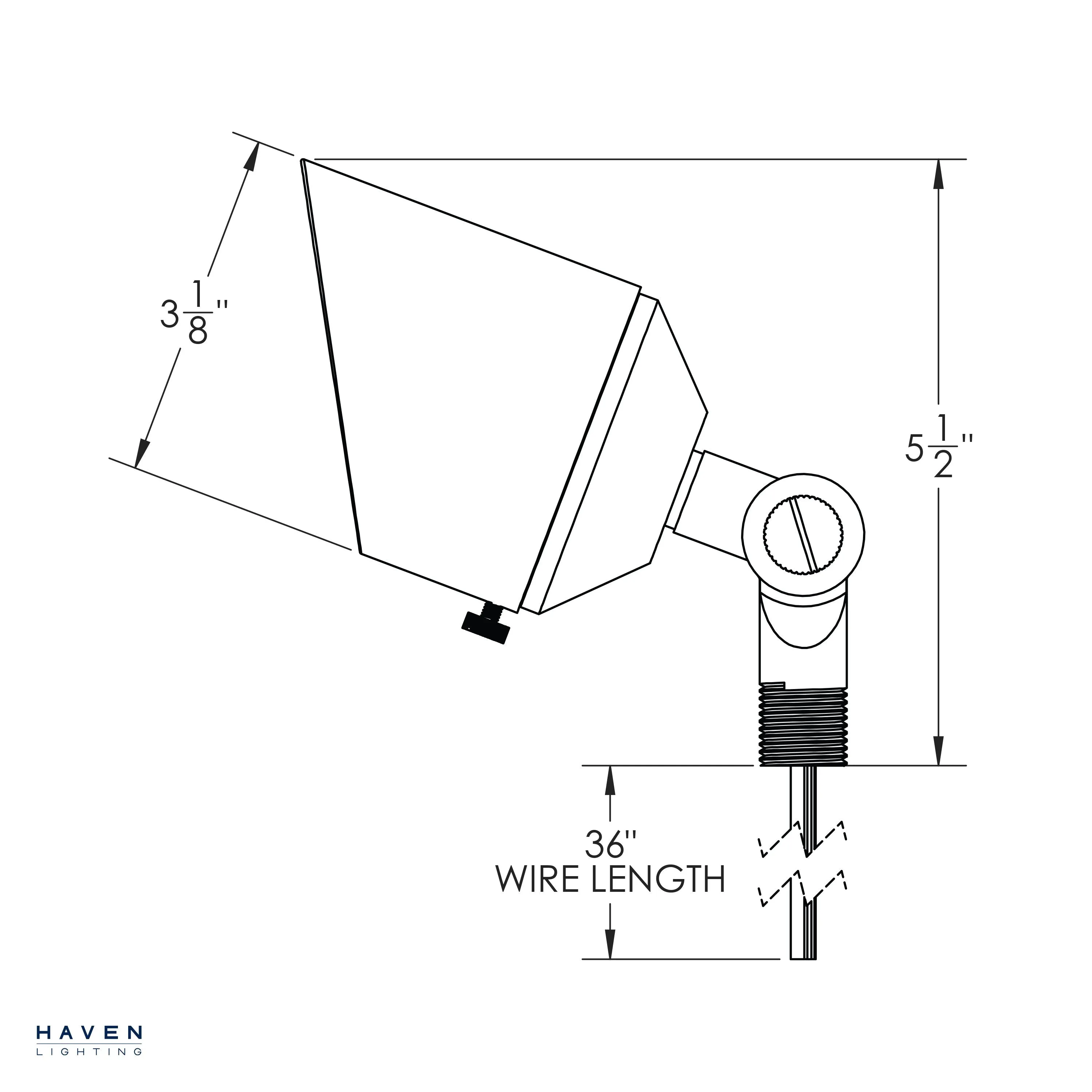 9 Series Classic White 3-Inch Brass LED Up Light