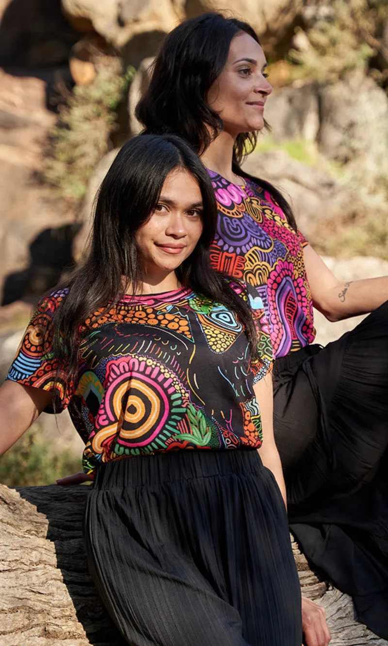 Aboriginal Art Fashion Top Gunugudhula