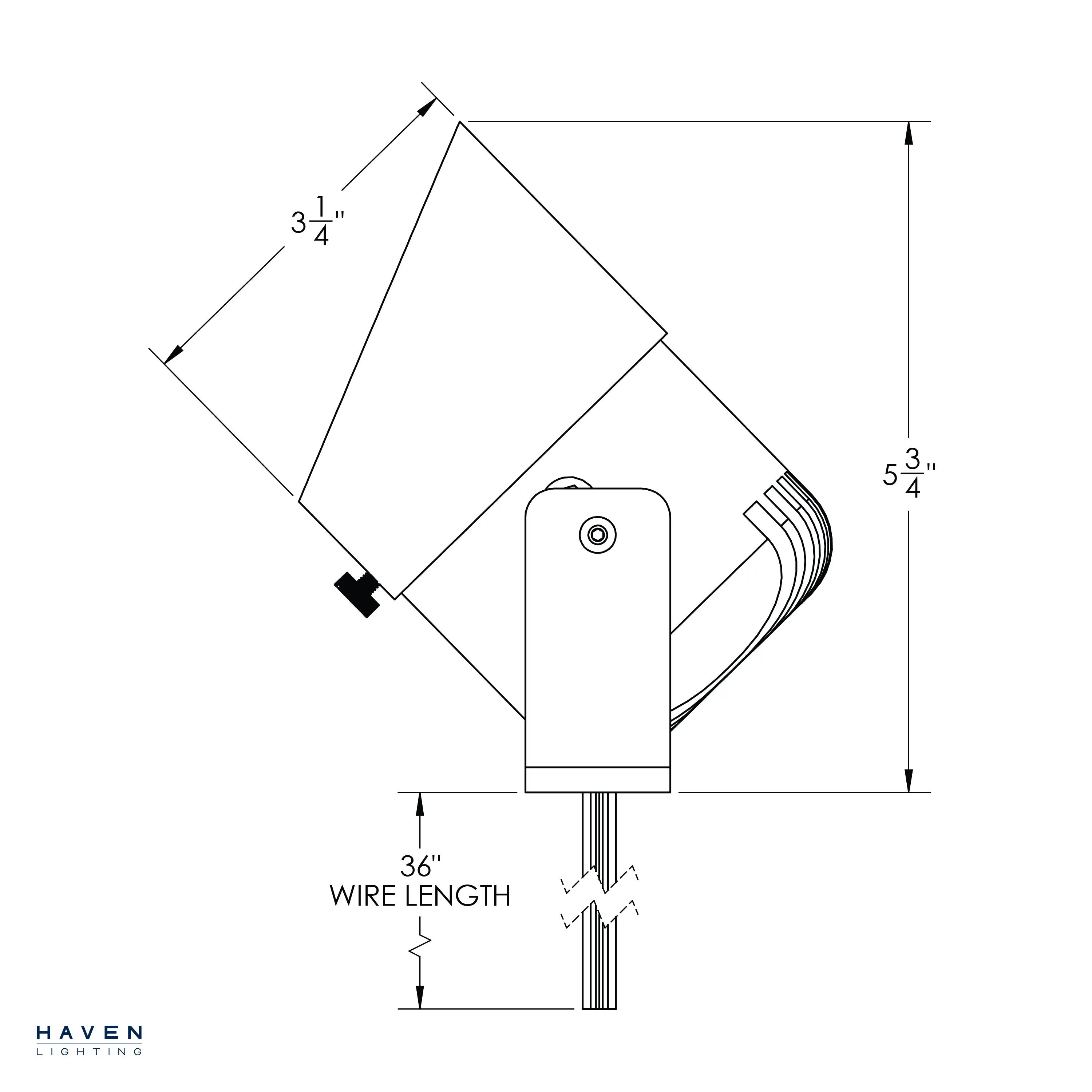 Adjustable White 3-Inch Aluminum LED Up Light