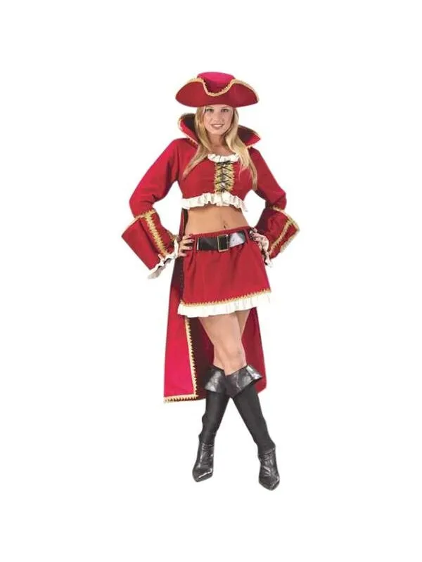 Adult Sexy Captain Blackheart Pirate Costume