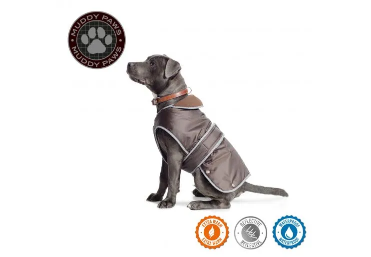 Ancol - Stormguard Dog Coat - Chocolate Brown - S/M