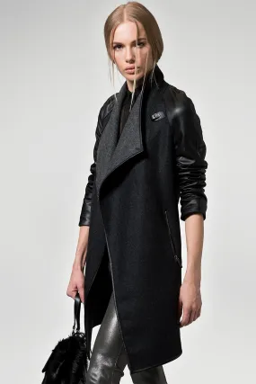 Anthracite Grey Wool Coat