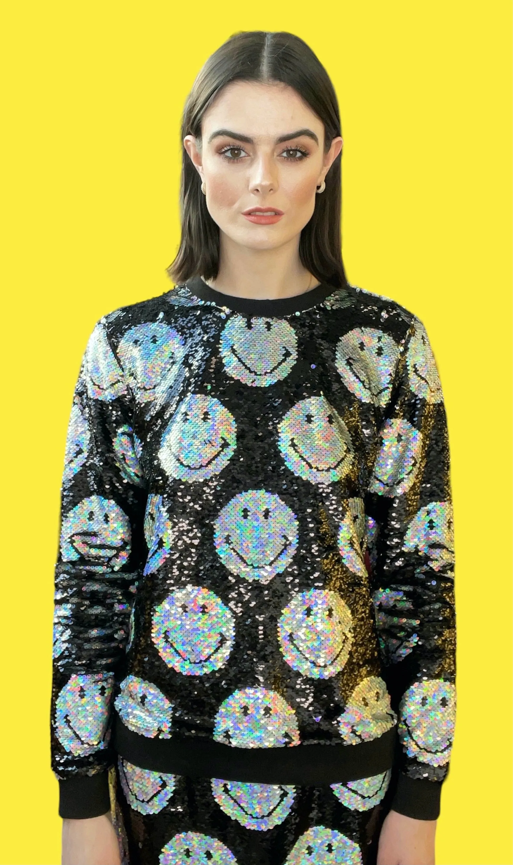 Any Old Iron x Smiley Iridescent Sweatshirt