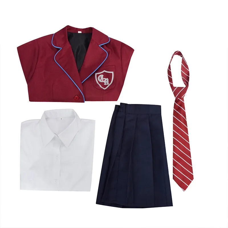 Becostume The Musical Matilda Cosplay Costume Matilda School Uniform Halloween Party Suit