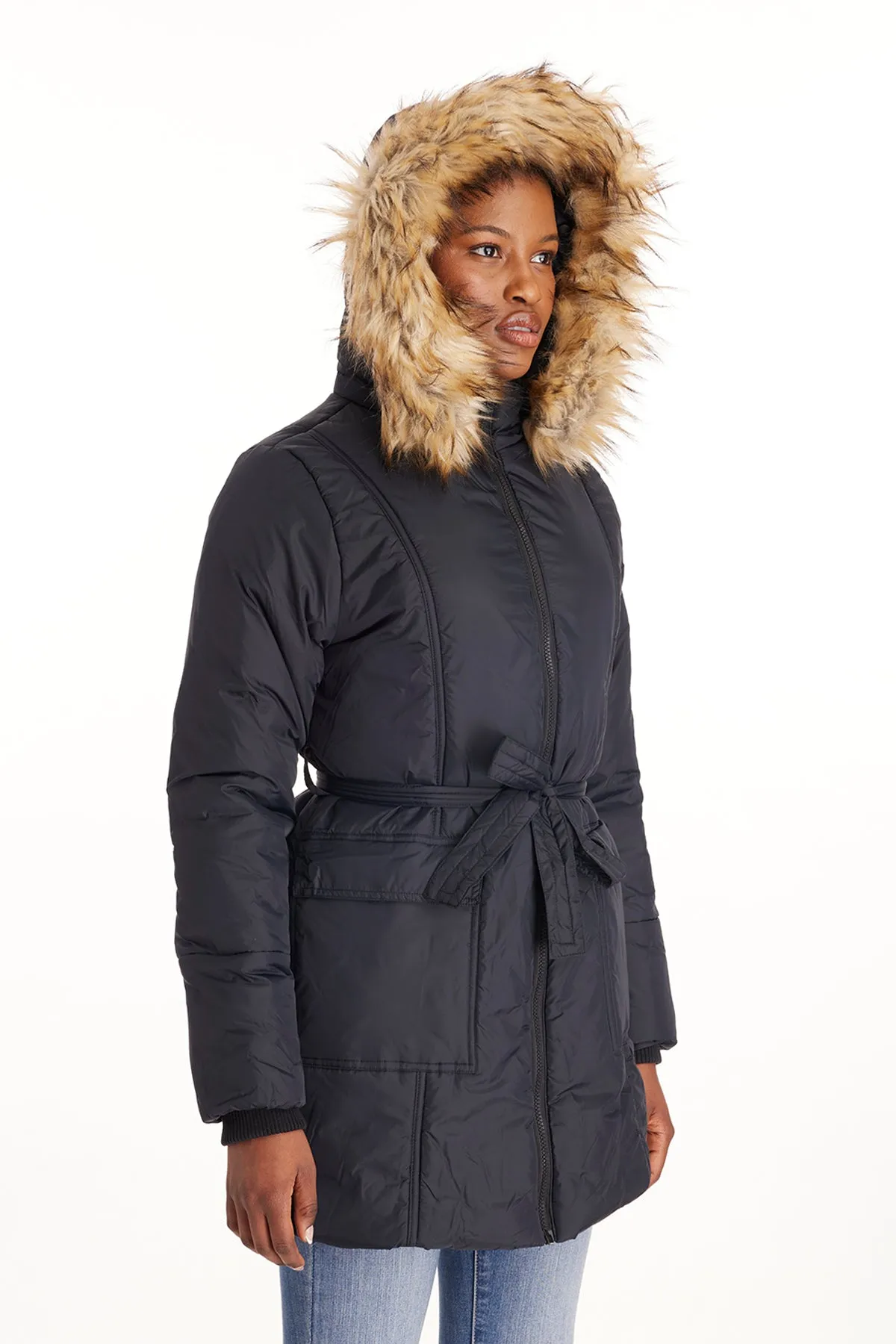 Belted Waterproof Winter Coat