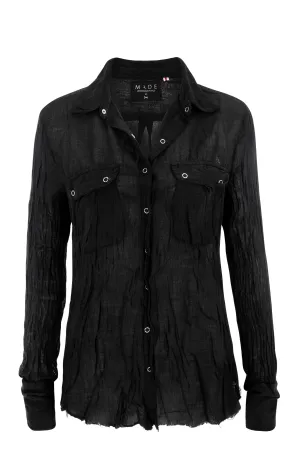 Black Classic Gauze Shirt