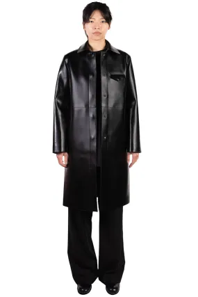 Black Midi Length Coat