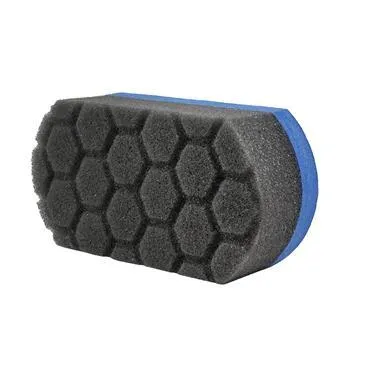 Blue Cross-Linked Applicator w/ Hex Surface (1.75" X 2.5" X 4.625")