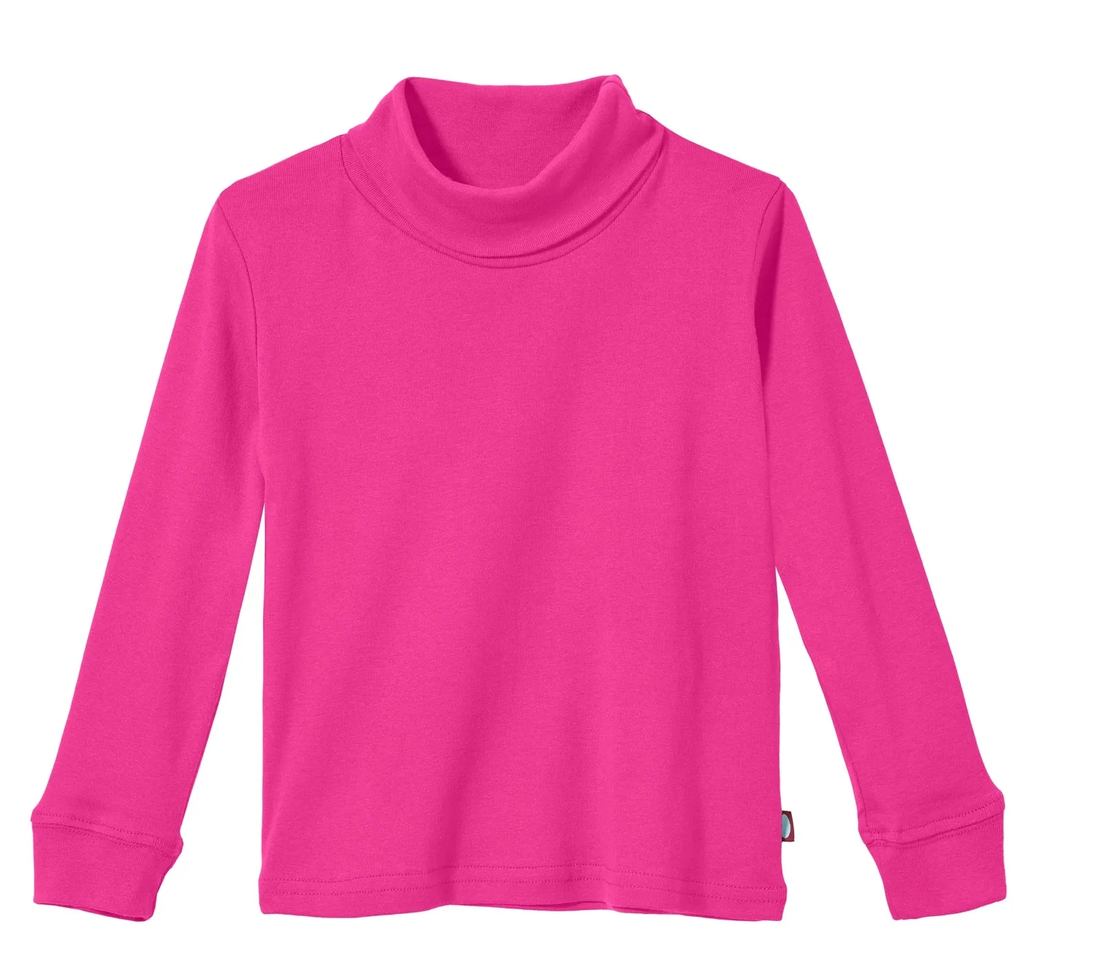 Boys and Girls Soft Cotton Turtleneck  | Hot Pink