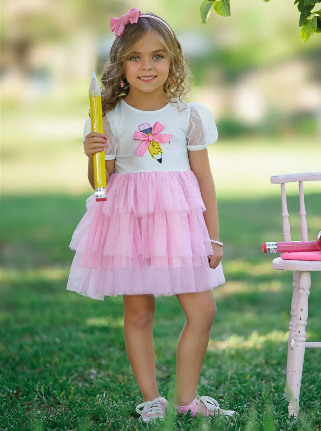 Brainy Ballerina Layered Tutu Dress