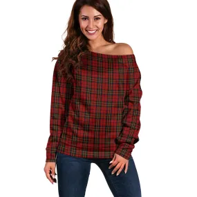 Brodie Tartan Off Shoulder Women Sweater