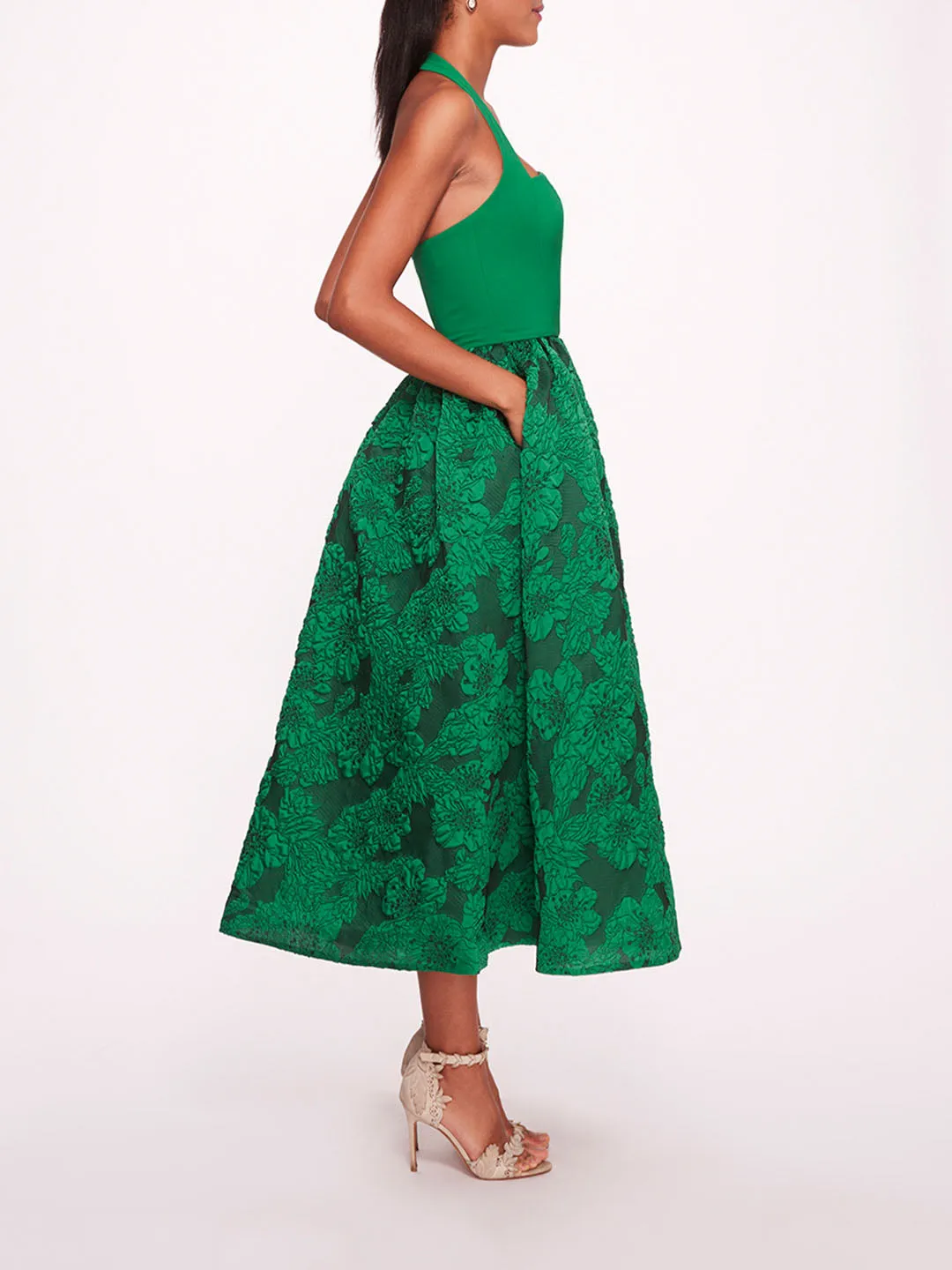 Calathea Halter Dress