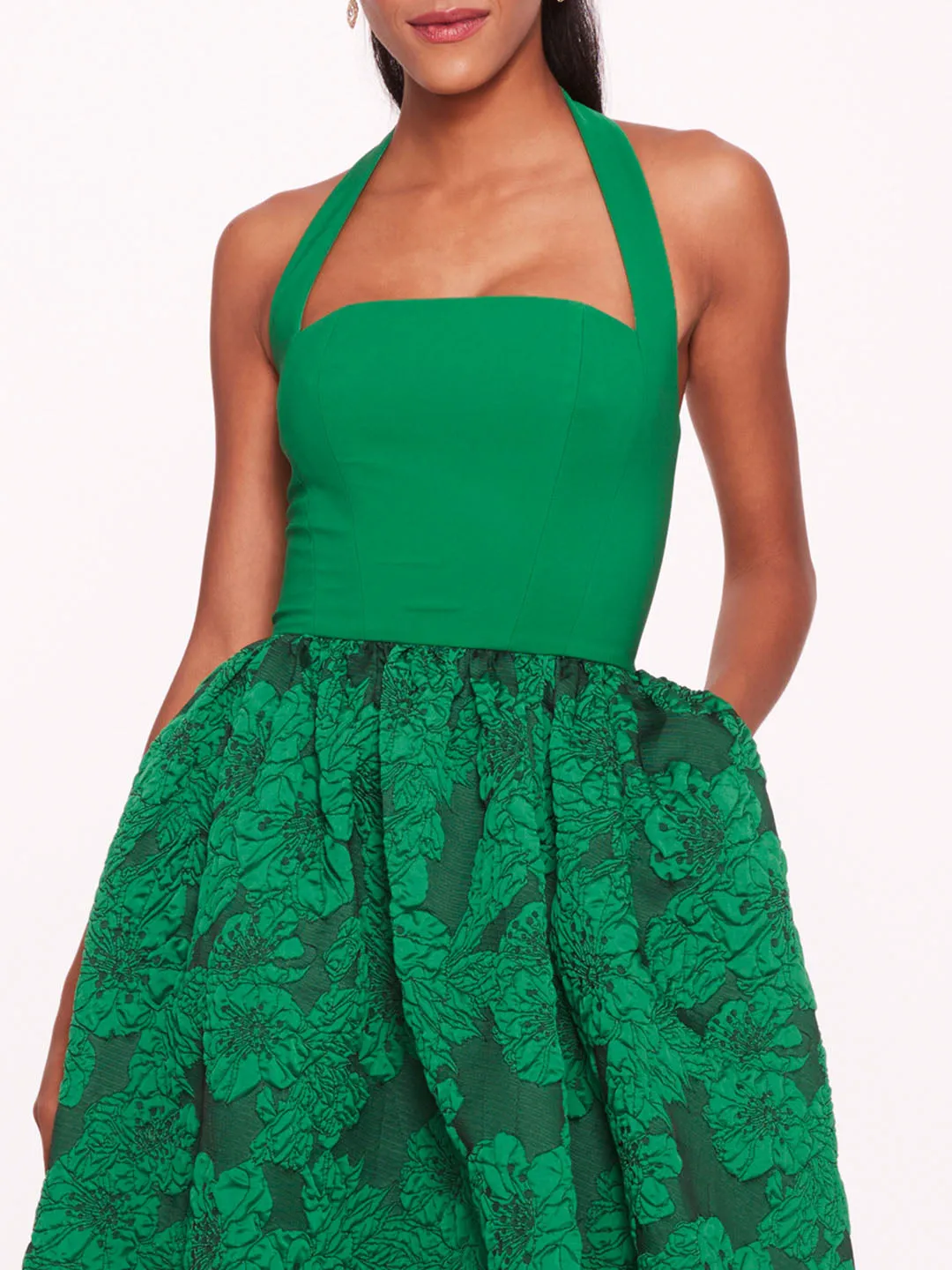 Calathea Halter Dress