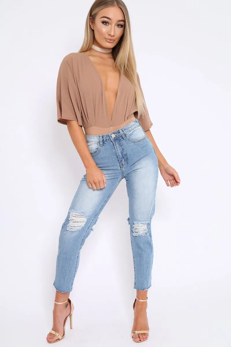 Camel Plunge Bodysuit - Florence