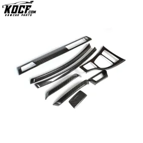 Carbon Fiber interior trim for BMW E90 05-11 Dashboard trim kit RHD