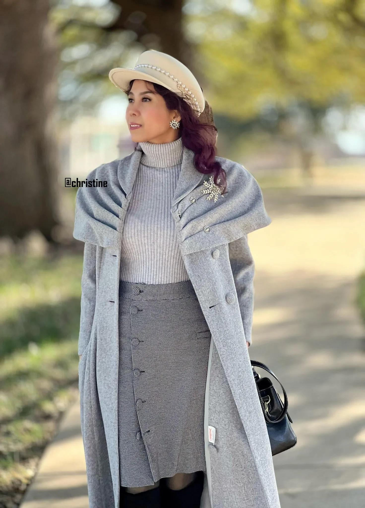 Cathy coat in Grey