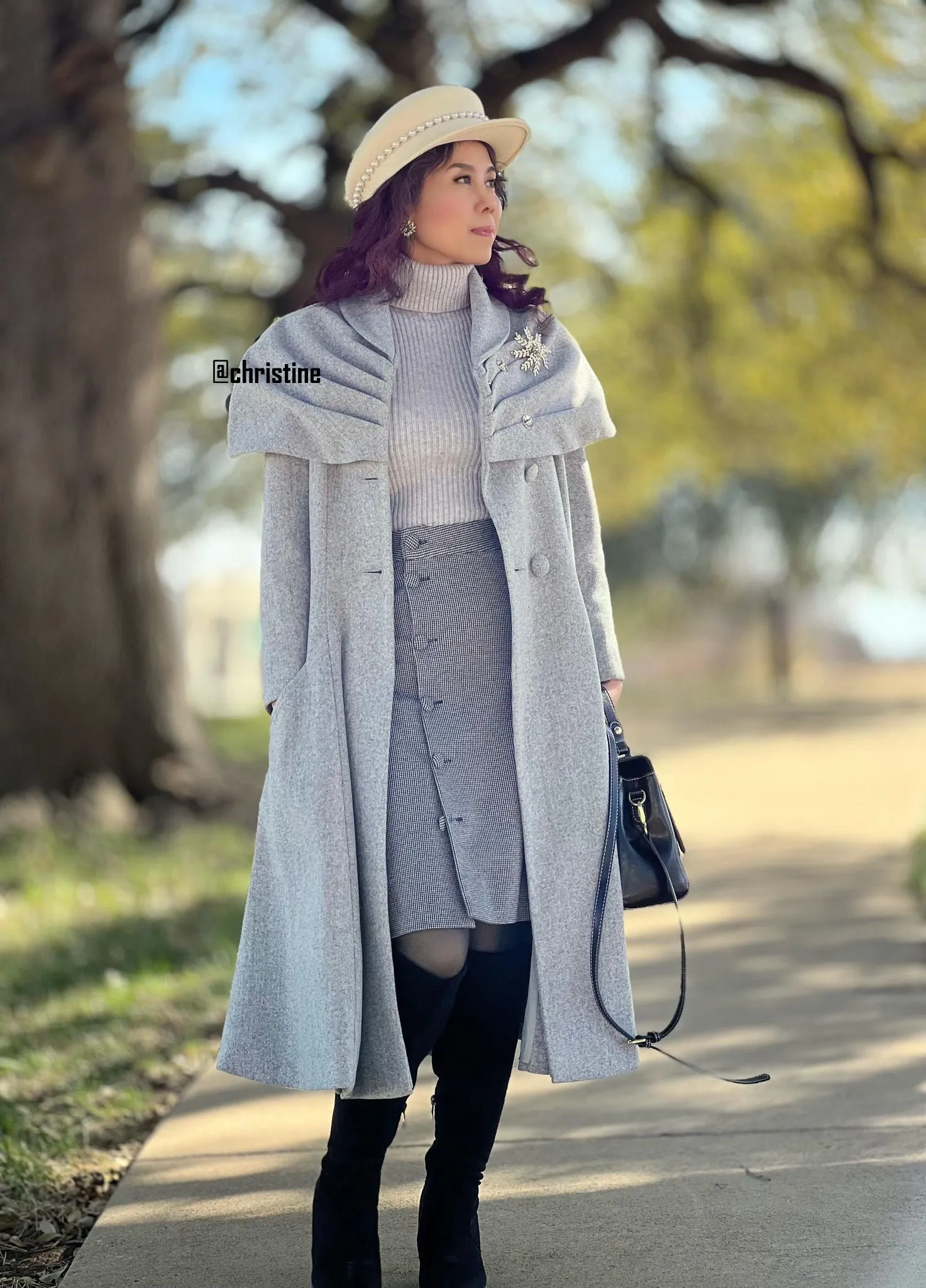 Cathy coat in Grey