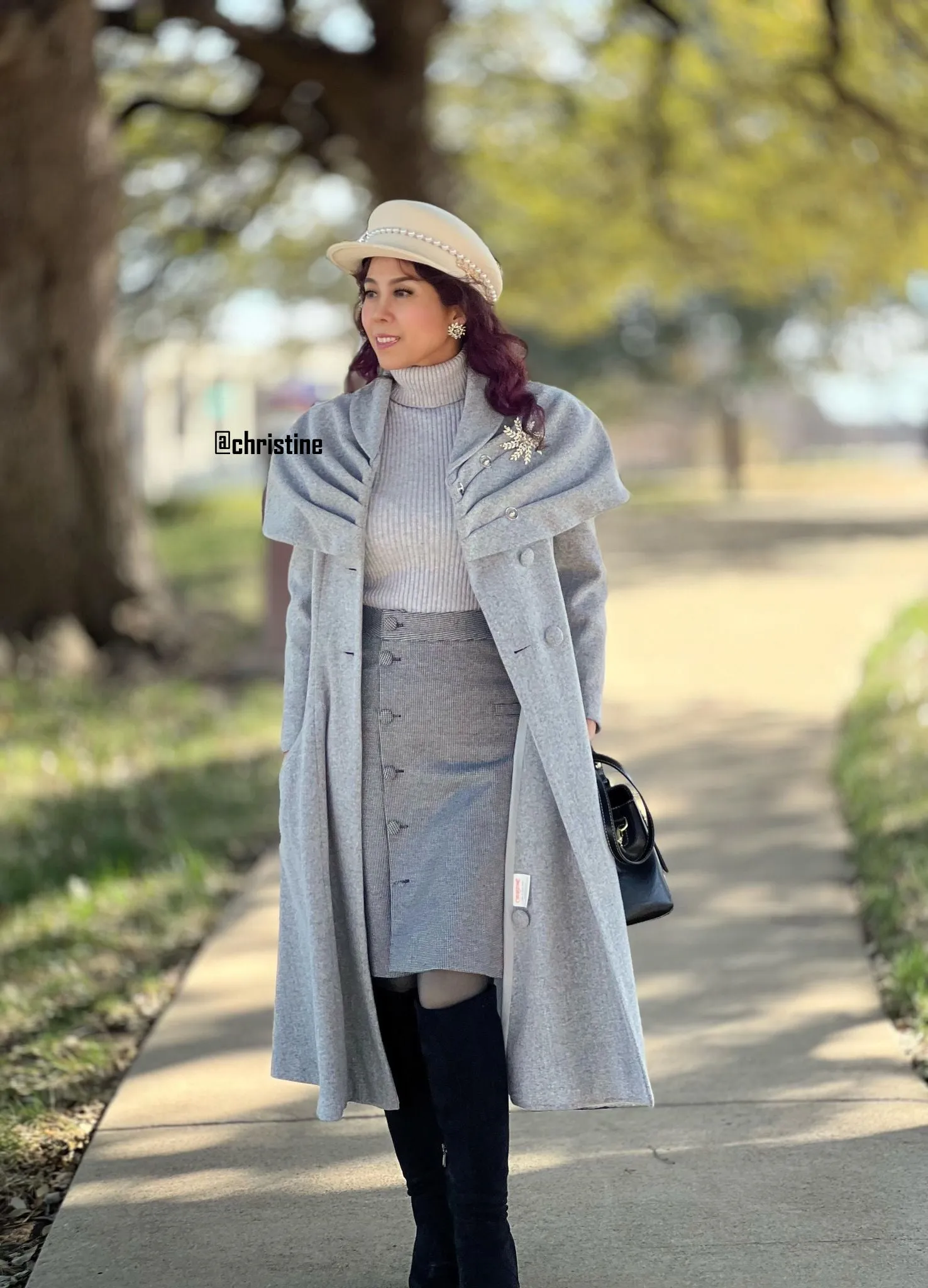 Cathy coat in Grey