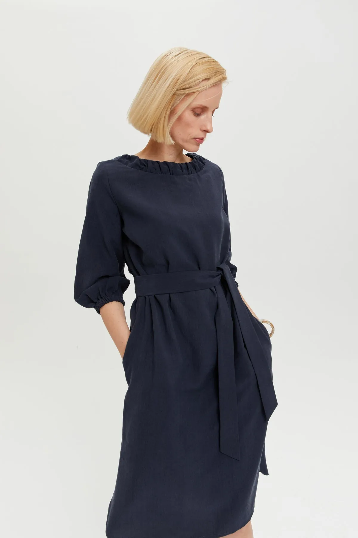 Celine Dress Dark Blue