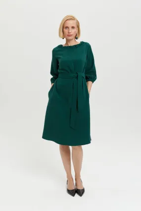 Celine Dress Dark Green