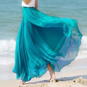 Chic Chiffon Maxi Skirt