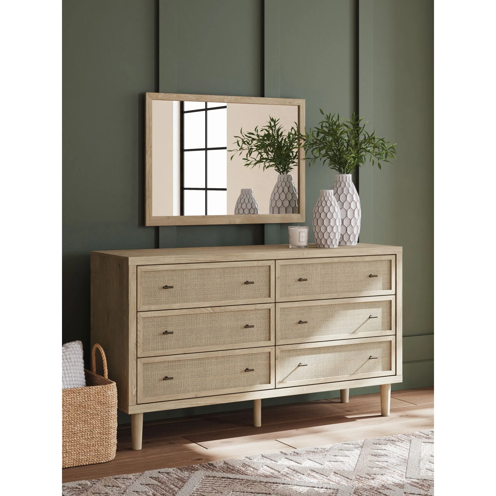 Cielden Dresser and Mirror