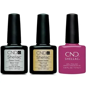 CND - Shellac Combo - Base, Top & Brazen