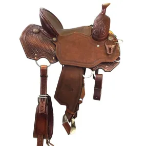 Colorado Honeycomb Mounted Shooter Saddle