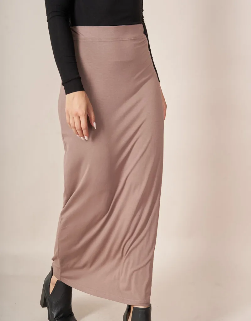 Cotton Jersey Pencil Skirt