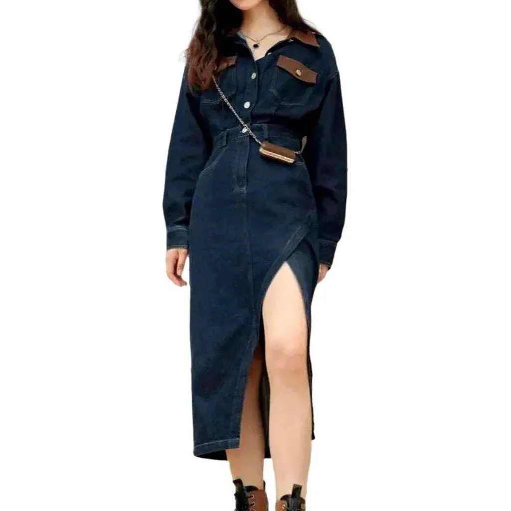 Dark y2k jean dress