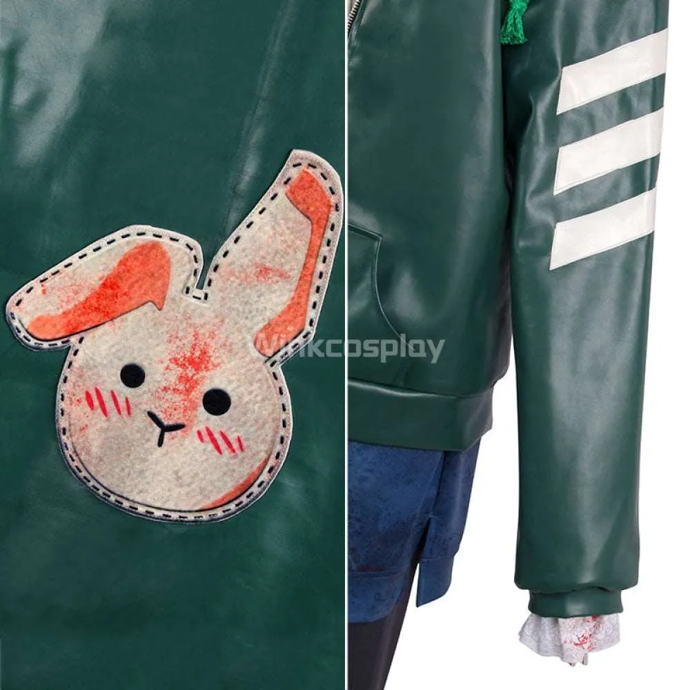 Dead by Daylight Green Bunny Feng Min Halloween Cosplay Costume