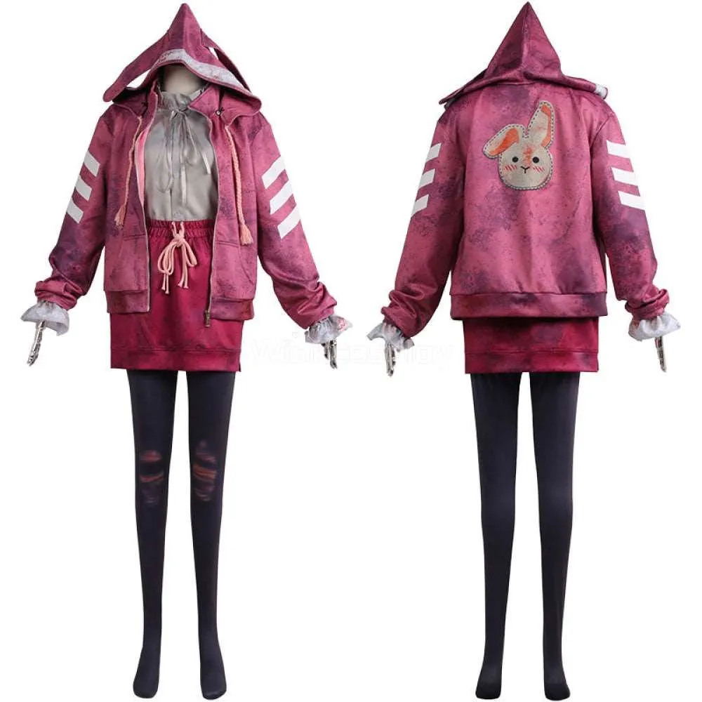 Dead by Daylight Pink Bunny Feng Min Halloween Cosplay Costume