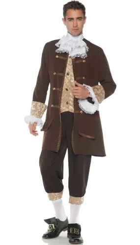 Deluxe Benjamin Franklin Inspired Mens Colonial Costume