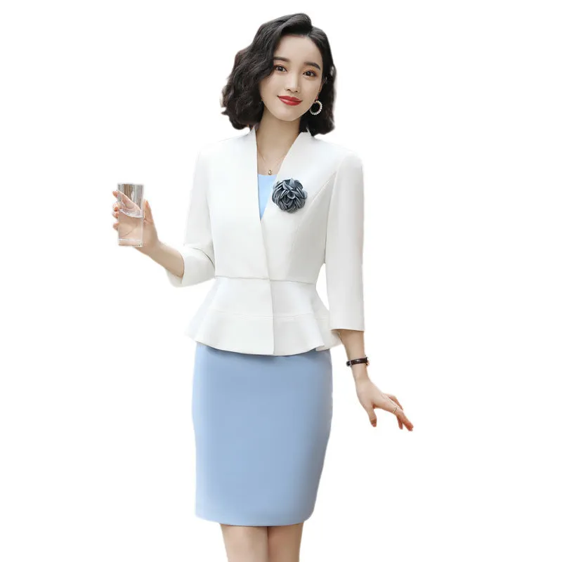 DRESSFashion Women's 2-piece Suit, Professional Suit