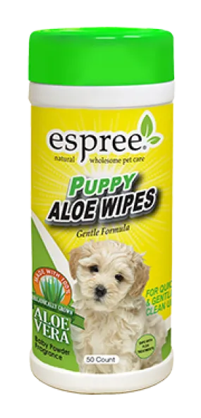 Espree Puppy Aloe Wipes 50ct