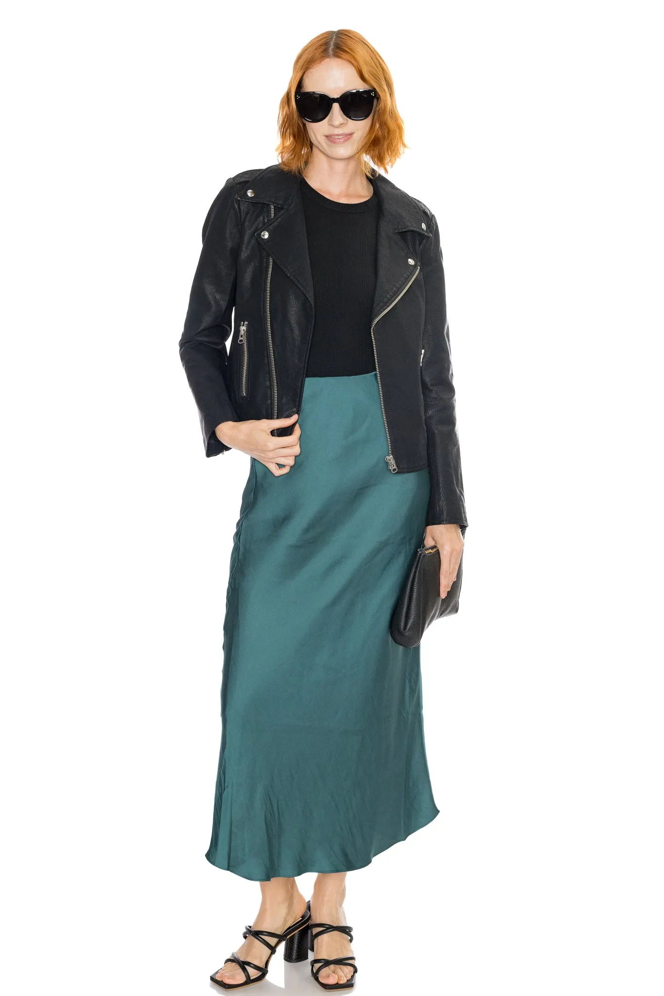 Europa Poly Sheen Skirt