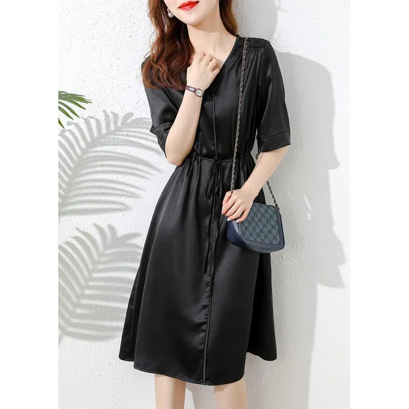 Exquisite Belted Slimming French Style Dress