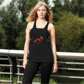 Fire Bull Women's Loose Racerback Tank Top