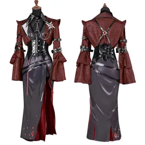 Genshin Impact The Eleven Fatui Harbingers The Knave The Servant Arlecchino The Knave Music Conce Concert Cosplay Costume