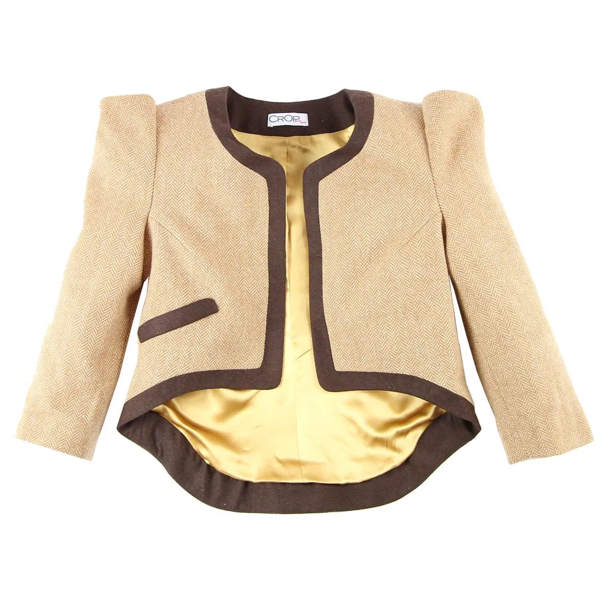 Gold Herringbone Jacket