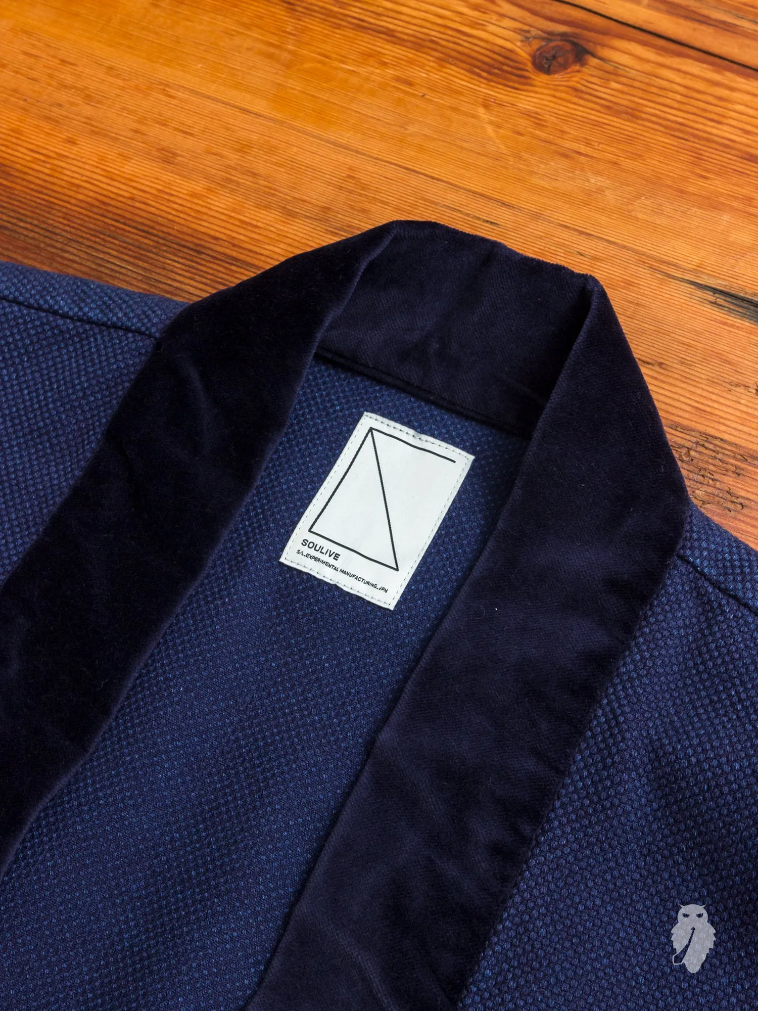 Haori Sashiko Coat in Indigo