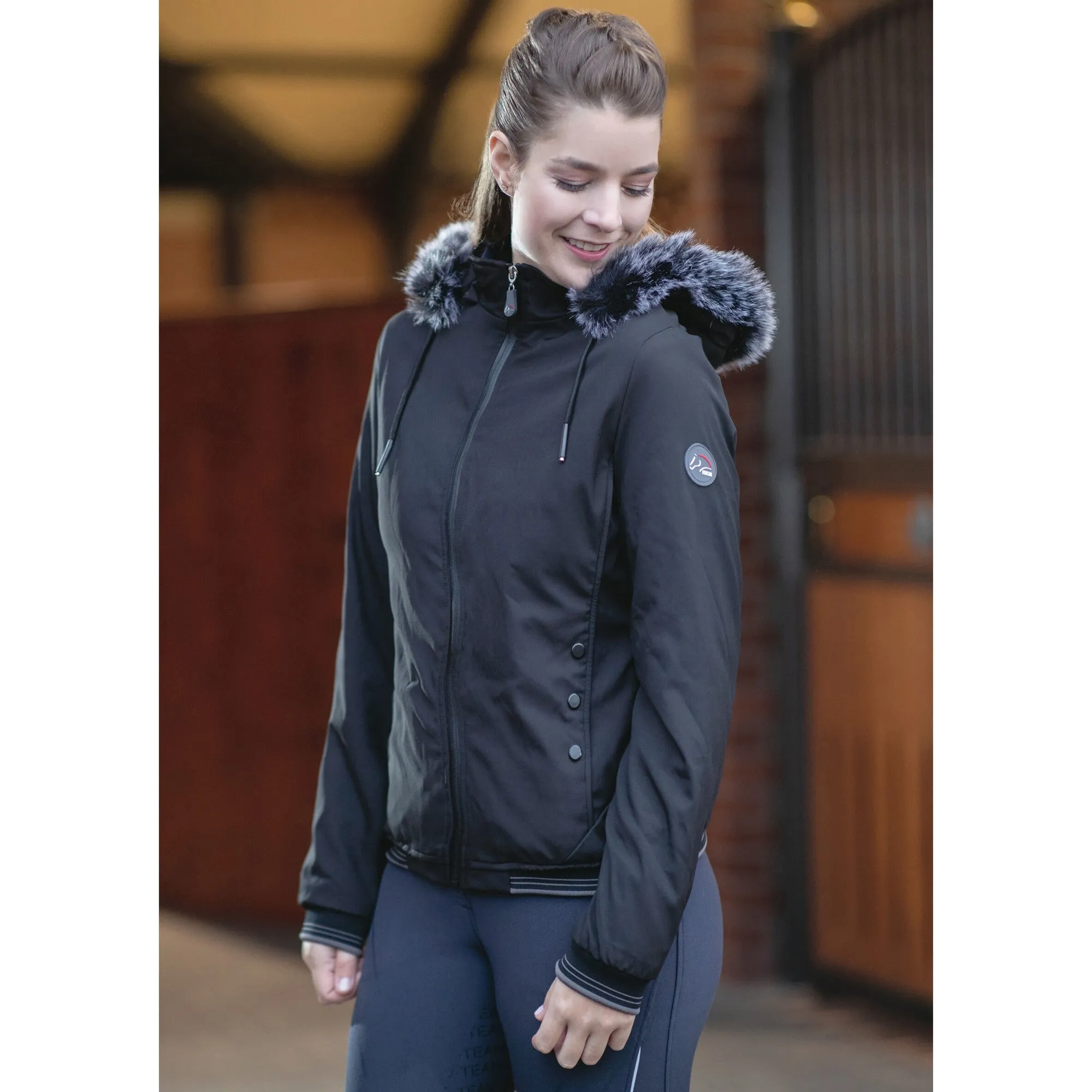 Hkm Ladies Trend Winter Jacket - Black