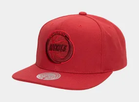 Houston Rockets NBA 94 Finals Monochromatic Snapback Mens Hat (Red)