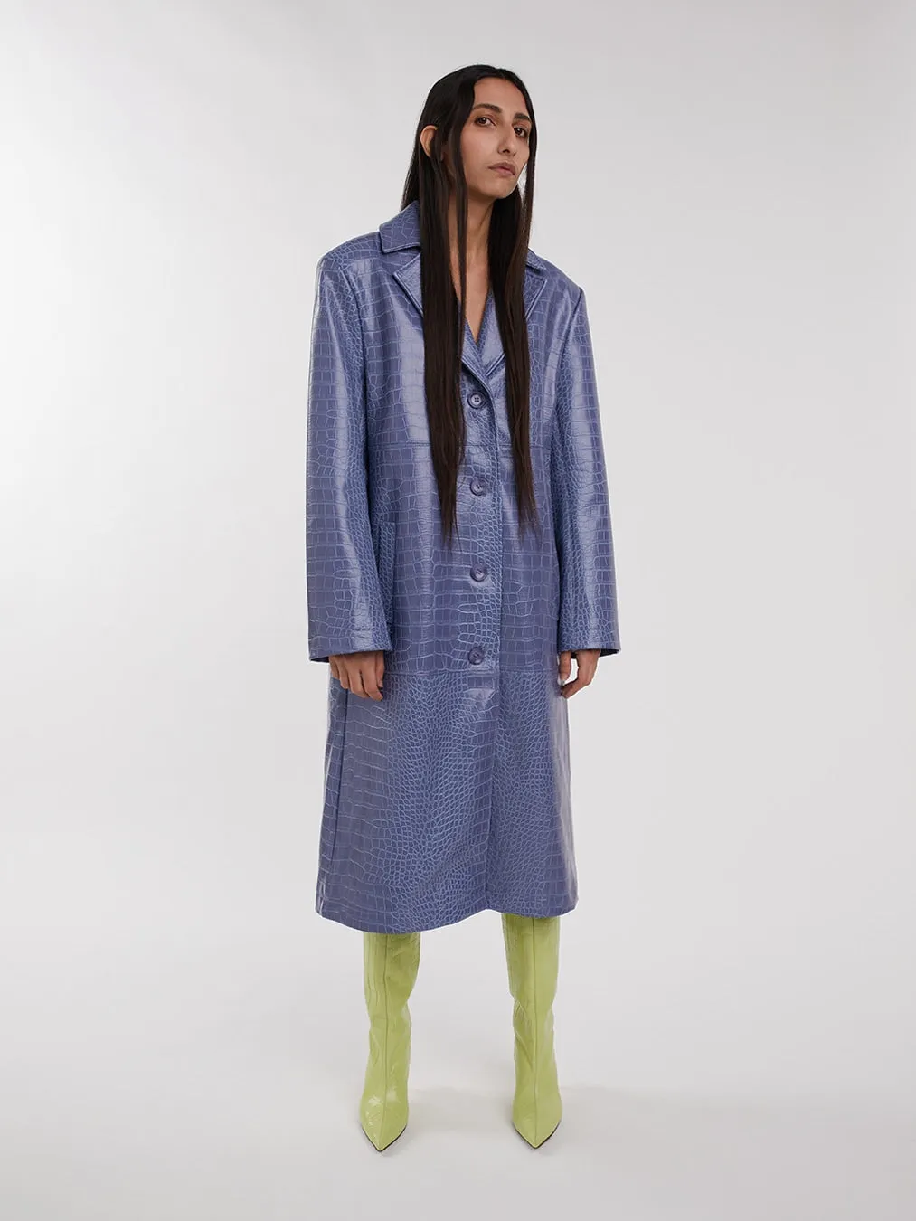 Irah Croc Coat