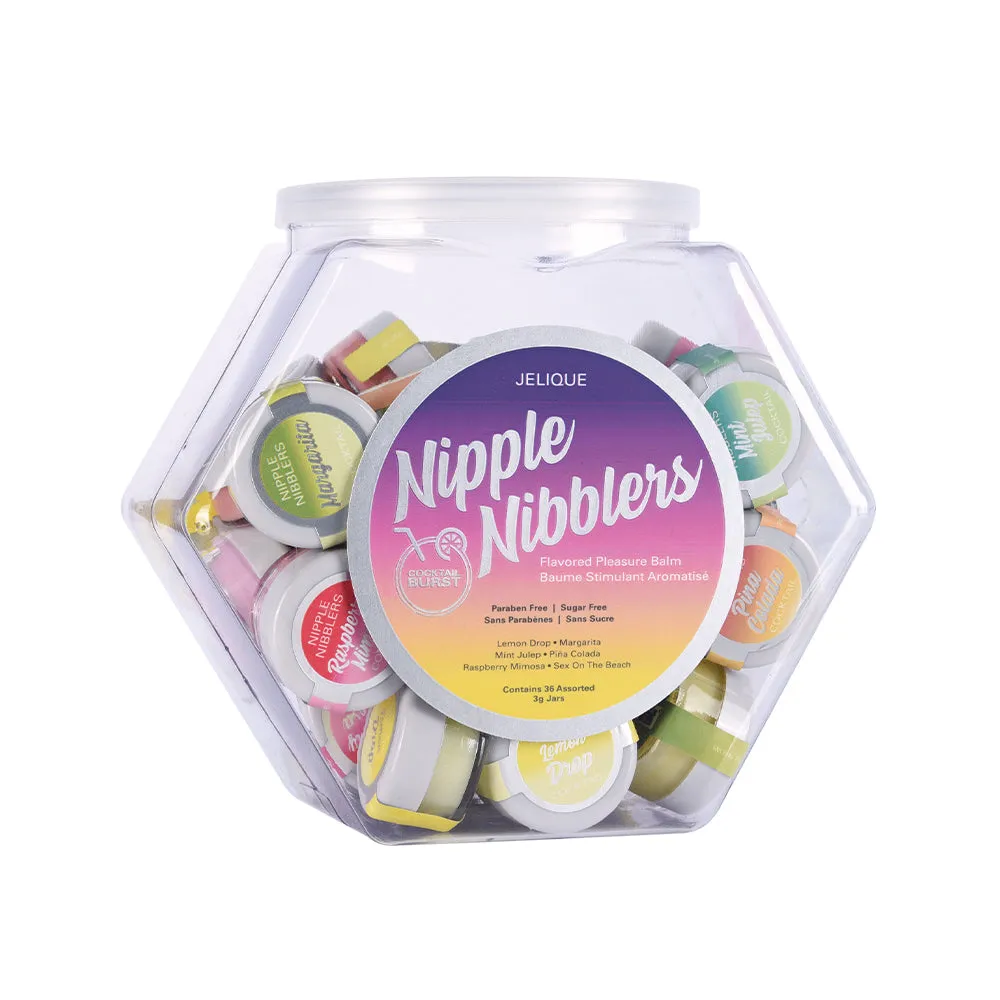 Jelique Cocktail Nipple Nibblers Assort Tub 36pc