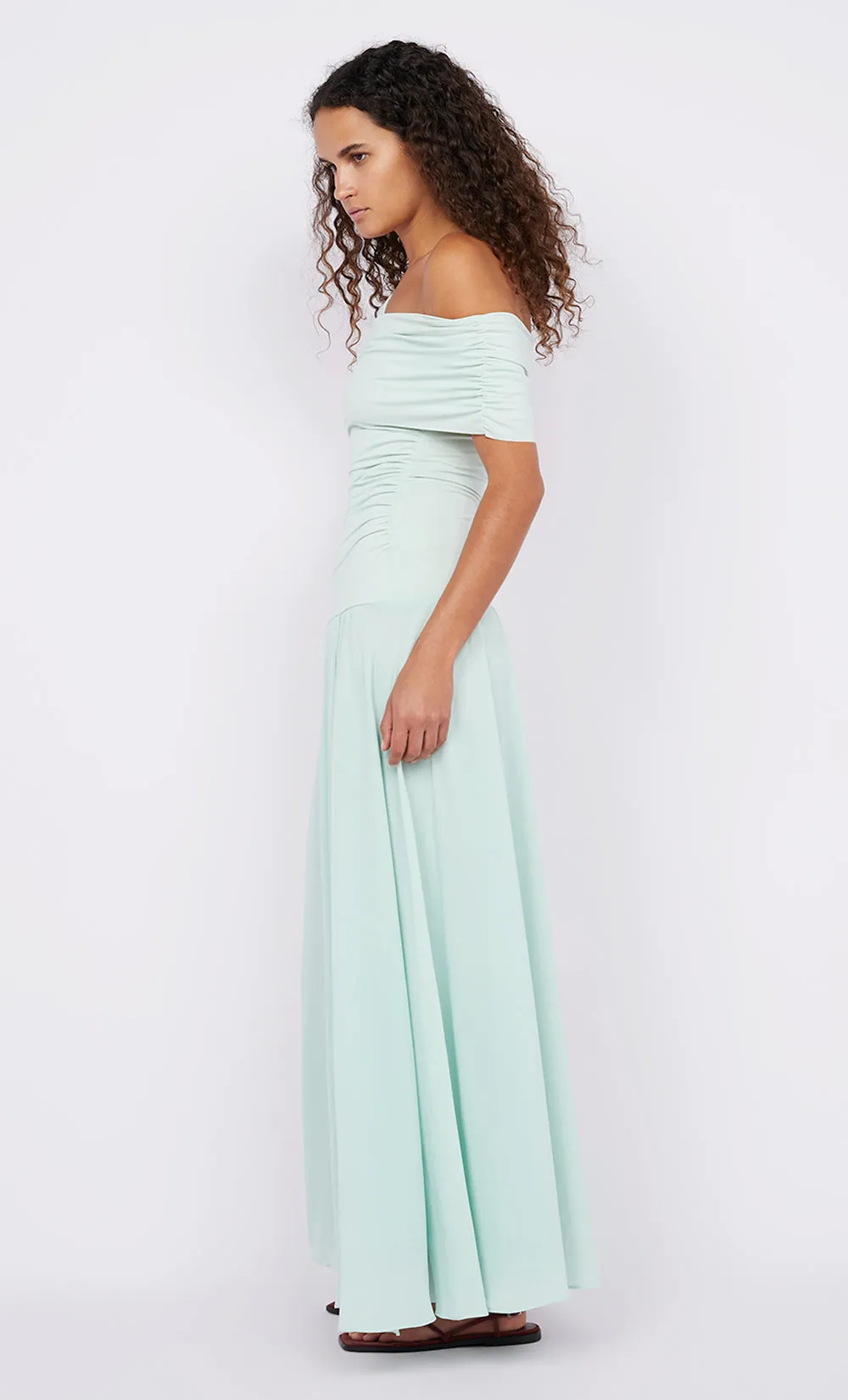 JULES DRAPE DRESS - MINT