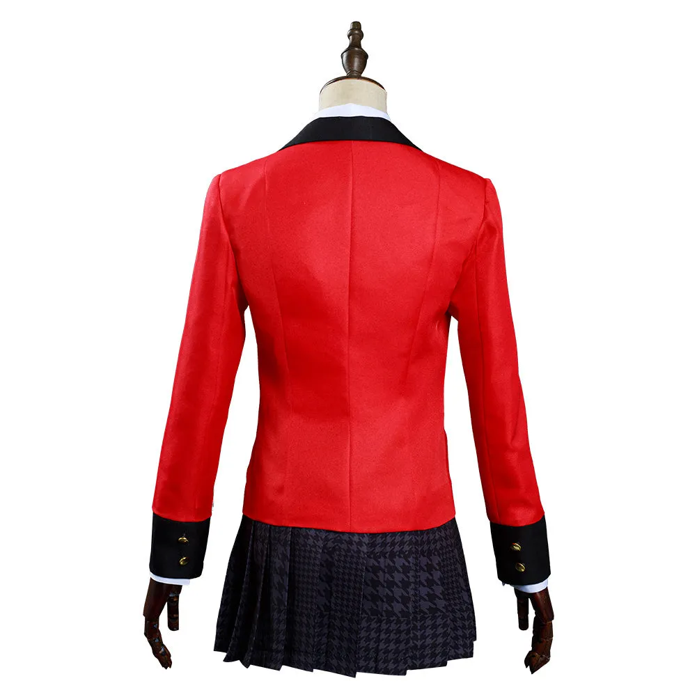 Kakegurui: Compulsive Gambler Jabami Yumeko/Meari Saotome Halloween Christmas Cosplay Costume