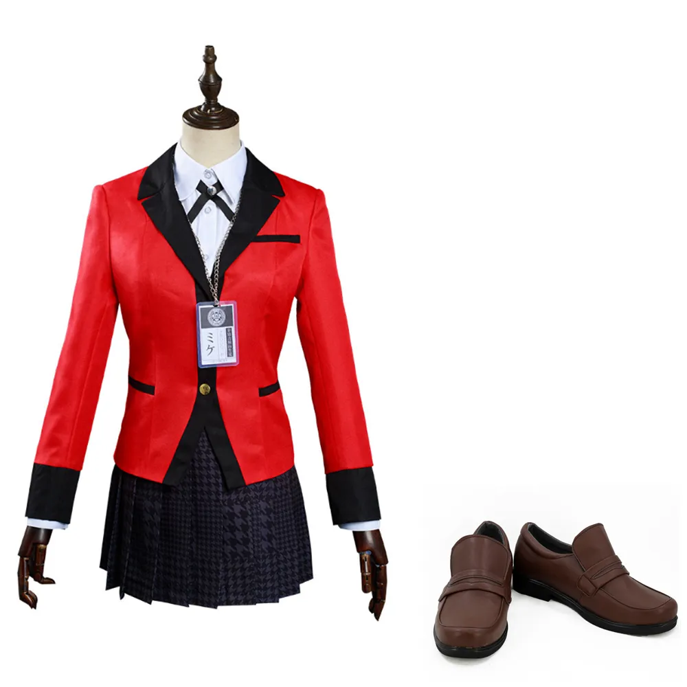 Kakegurui: Compulsive Gambler Jabami Yumeko/Meari Saotome Halloween Christmas Cosplay Costume