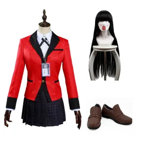 Kakegurui: Compulsive Gambler Jabami Yumeko/Meari Saotome Halloween Christmas Cosplay Costume