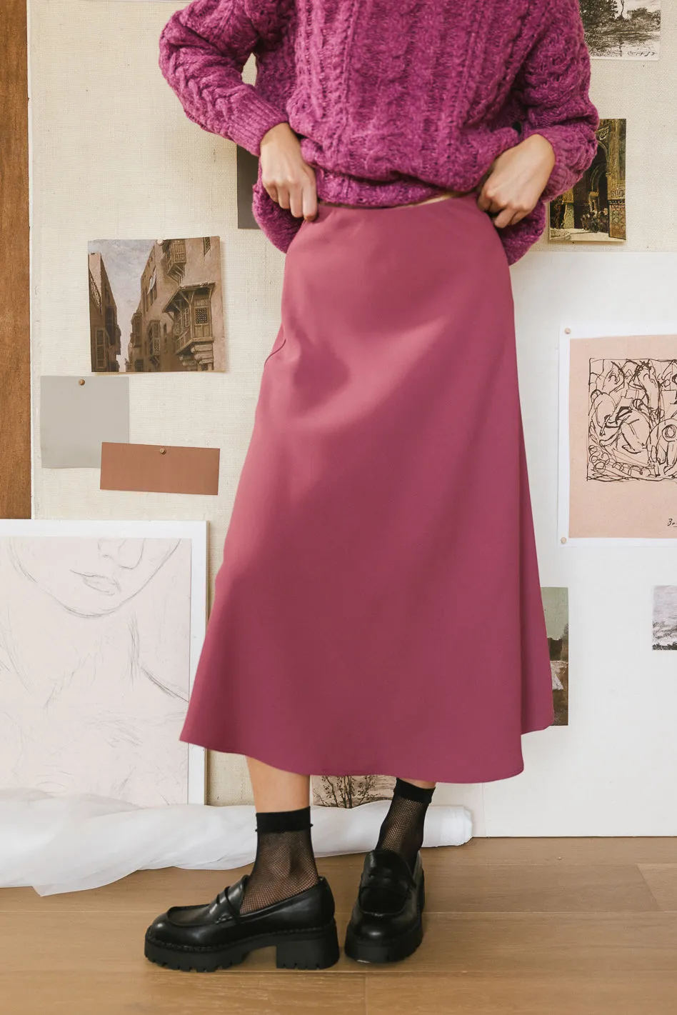 Kamila Skirt in Mauve